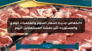 «انخفاض جديد» أسعار اللحوم والمكعبات البلدي والمستوردة تثير دهشة المستهلكين اليوم
